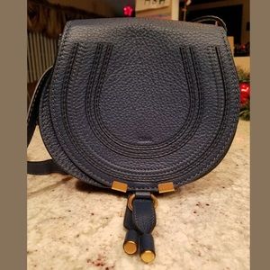 Chloe Marcie mini crossbody bag blue